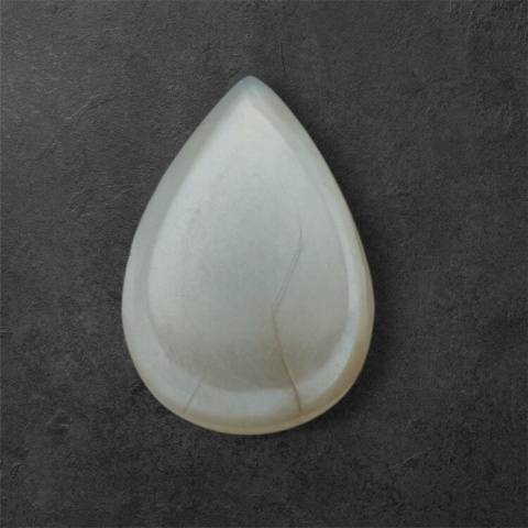 Grey moonstone carved cabochon 22x15 mm no 128 Grey moonstone carved cabochon 22x15 mm no 128