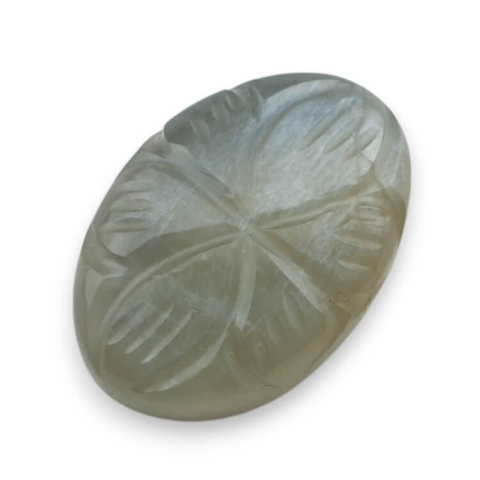 Grey moonstone carved cabochon 22x15 mm no 153 Grey moonstone carved cabochon 22x15 mm no 153