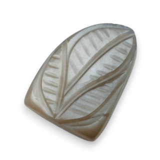 Moonstone grey cabochon carving 22x16 mm no. 148