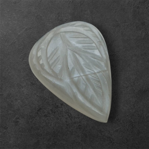 Grey moonstone carved cabochon 23x17 mm no 141 Grey moonstone carved cabochon 23x17 mm no 141