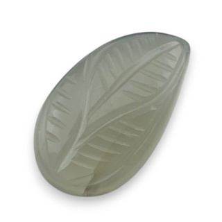 Moonstone grey cabochon carving 24x14 mm no 178