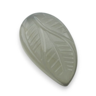 Moonstone grey cabochon carving 24x14 mm no 178