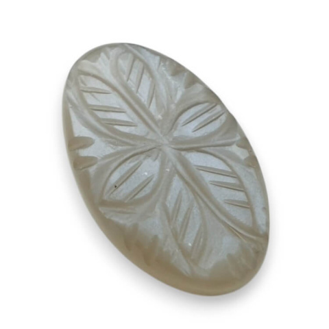 Grey moonstone carved cabochon 24x15 mm no 167 Grey moonstone carved cabochon 24x15 mm no 167