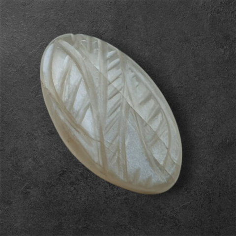 Grey moonstone carved cabochon 26x15 mm no 109 Grey moonstone carved cabochon 26x15 mm no 109