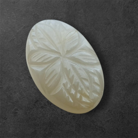 Grey moonstone carved cabochon 26x17 mm no 116 Grey moonstone carved cabochon 26x17 mm no 116