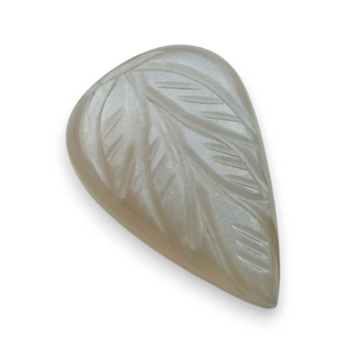 Grey moonstone carved cabochon 26x17 mm no 165 Grey moonstone carved cabochon 26x17 mm no 165
