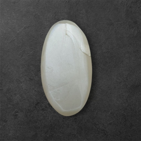 Grey moonstone carved cabochon 27x14 mm no 145 Grey moonstone carved cabochon 27x14 mm no 145