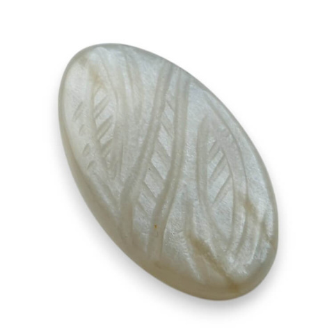 Grey moonstone carved cabochon 28x16 mm no 163 Grey moonstone carved cabochon 28x16 mm no 163