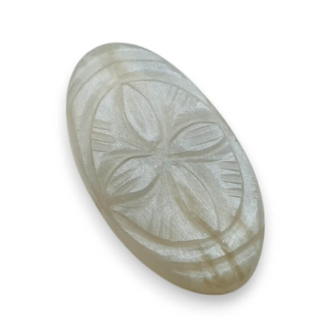 Grey moonstone carved cabochon 28x16 mm no 183 Grey moonstone carved cabochon 28x16 mm no 183