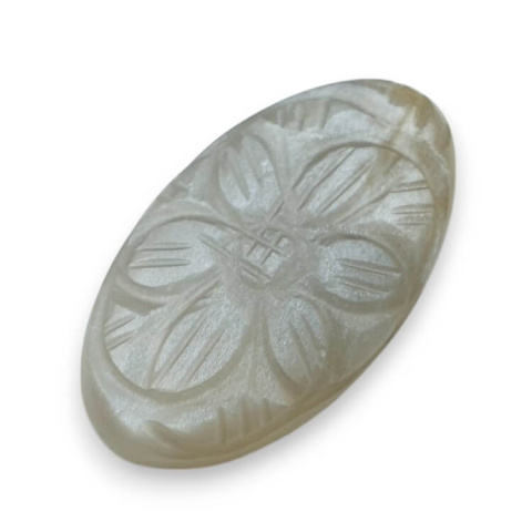 Grey moonstone carved cabochon 29x17 mm no 157 Grey moonstone carved cabochon 29x17 mm no 157