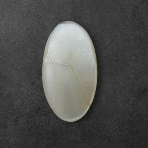 Grey moonstone carved cabochon 30x16 mm no 110 Grey moonstone carved cabochon 30x16 mm no 110