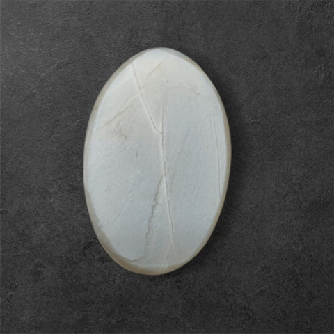 Grey moonstone carved cabochon 30x19 mm no 130 Grey moonstone carved cabochon 30x19 mm no 130
