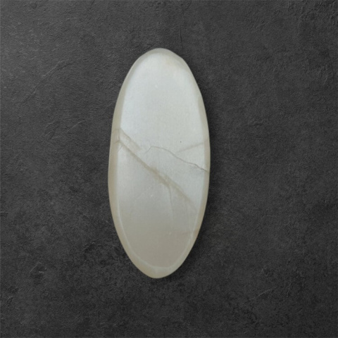 Grey moonstone carved cabochon 32x14 mm no 126 Grey moonstone carved cabochon 32x14 mm no 126