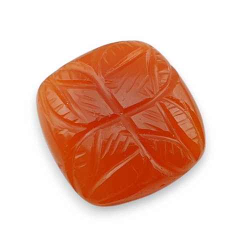 Carnelian carved cabochon 21x20 mm no 91 Carnelian carved cabochon 21x20 mm no 91