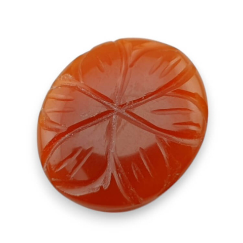 Carnelian carved cabochon 22x19 mm no 86 Carnelian carved cabochon 22x19 mm no 86