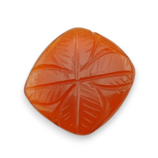 Carnelian carved cabochon 22x21 mm no 73