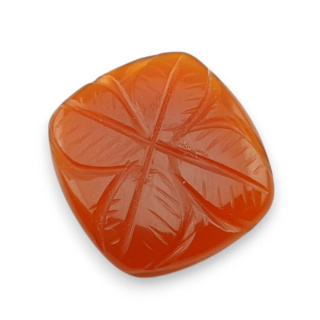 Carnelian carved cabochon 22x21 mm no 73