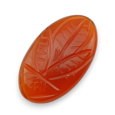 Carnelian carved cabochon 28x17 mm no 82 Carnelian carved cabochon 28x17 mm no 82