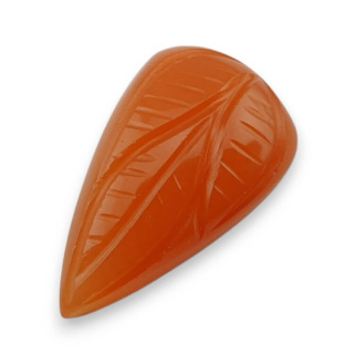 Carnelian carved cabochon 28x17 mm no 88