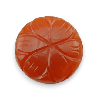 Carnelian cabochon carving fi 20 mm no 81