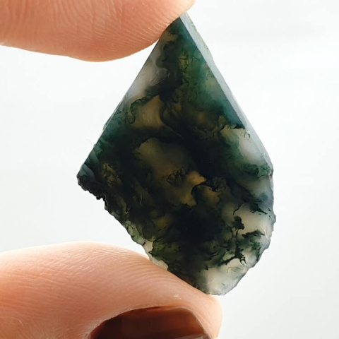 Moss agate cut raw 23x20 mm nr 54 Moss agate cut raw 23x20 mm nr 54