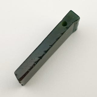 Moss agate icicle 40x13 mm nr 47