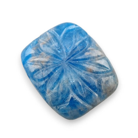 Apatite carved cabochon 25x21 mm no 8 Apatite carved cabochon 25x21 mm no 8