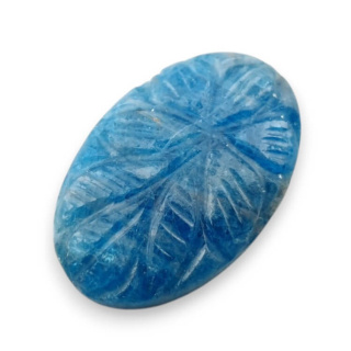 Apatyt kaboszon carving 28x18 mm nr 10