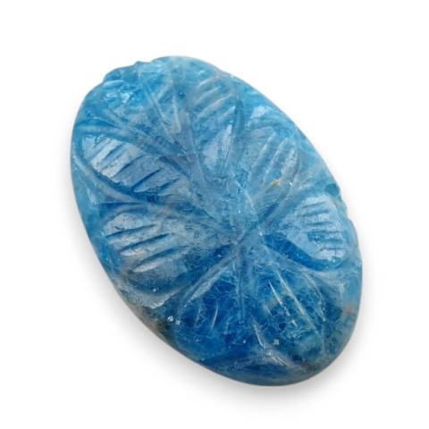 Apatite cabochon carving 28x18 mm no 10 Apatite cabochon carving 28x18 mm no 10
