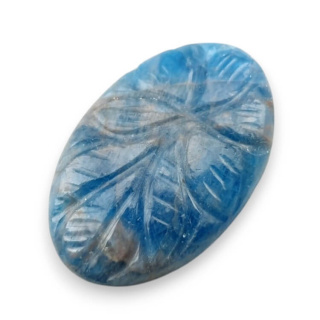 Apatyt kaboszon carving 28x18 mm nr 3
