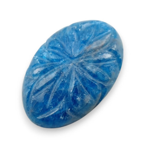 Apatite carved cabochon 28x18 mm no 4 Apatite carved cabochon 28x18 mm no 4