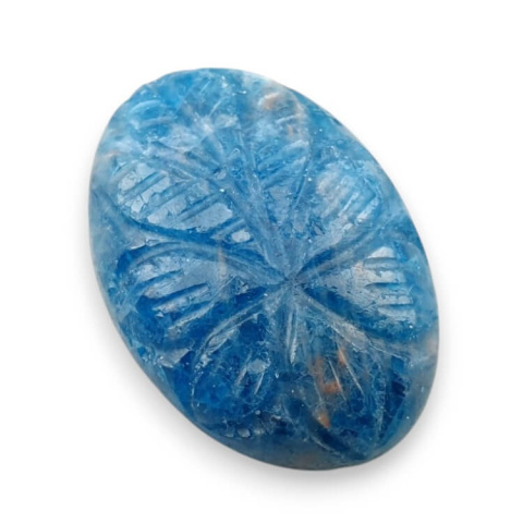 Apatite cabochon carving 29x20 mm no 27 Apatite cabochon carving 29x20 mm no 27