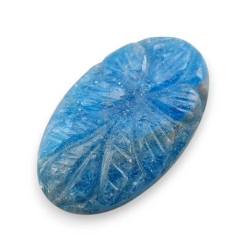 Apatite carved cabochon 30x18 mm no 16 Apatite carved cabochon 30x18 mm no 16