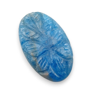 Apatyt kaboszon carving 30x18 mm nr 16