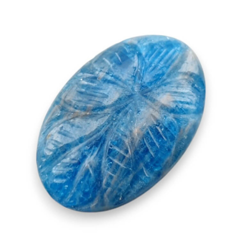 Apatite carved cabochon 30x20 mm no 13 Apatite carved cabochon 30x20 mm no 13