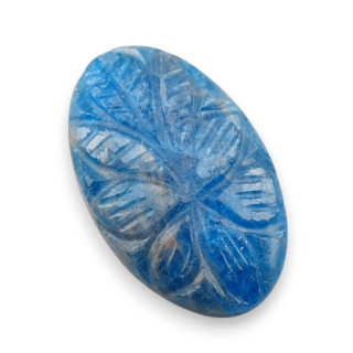 Apatyt kaboszon carving 31x19 mm nr 9