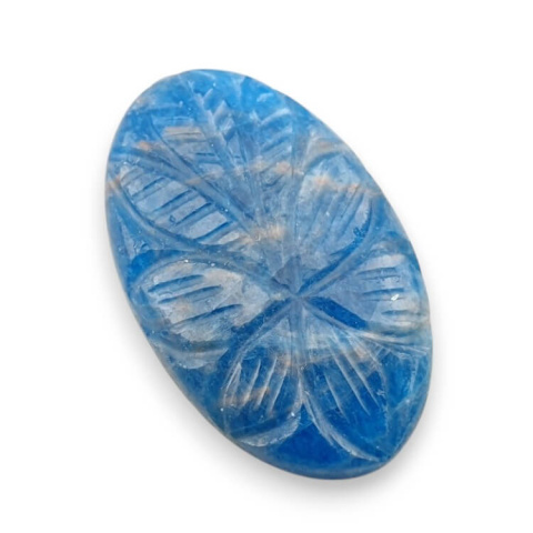 Apatite carved cabochon 32x20 mm no 11 Apatite carved cabochon 32x20 mm no 11