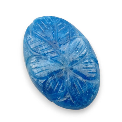 Apatite carved cabochon 32x21 mm no 25 Apatite carved cabochon 32x21 mm no 25