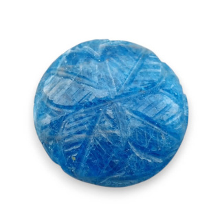 Apatite cabochon carving fi 23 mm no 19