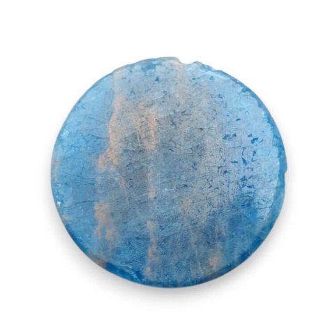 Apatite carved cabochon dia. 23 mm no 23 Apatite carved cabochon dia. 23 mm no 23