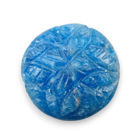 Apatite carved cabochon fi 23 mm no 5 Apatite carved cabochon fi 23 mm no 5