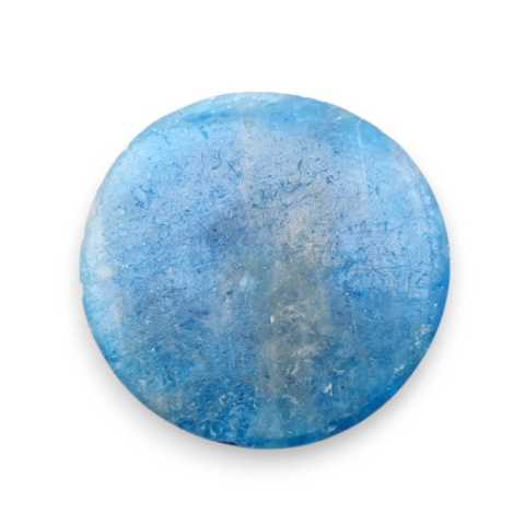 Apatite carved cabochon dia. 24 mm no 15 Apatite carved cabochon dia. 24 mm no 15