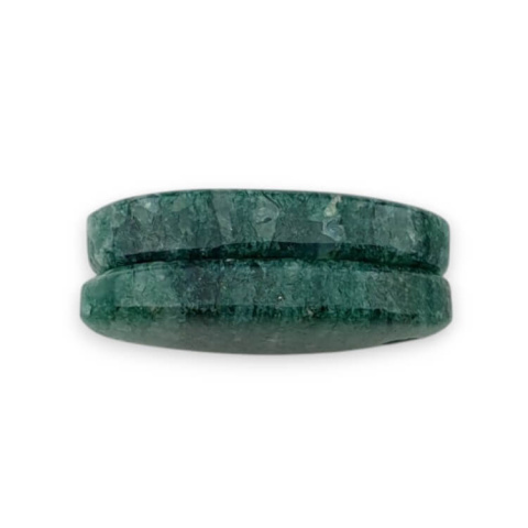 Green aventurine pair of cabochons with hole 23x14 mm no P618 Green aventurine pair of cabochons with hole 23x14 mm no P618