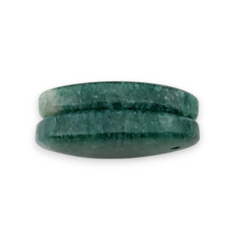 Aventurine green pair of cabochons with hole 23x5 mm no P614 Aventurine green pair of cabochons with hole 23x5 mm no P614