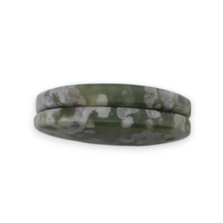 Jade peace pair of cabochons with hole 23x12 mm no P532