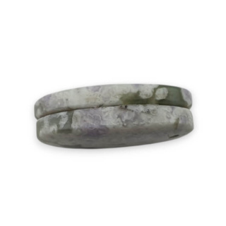 Jade peace pair of cabochons with hole 23x13 mm no P521