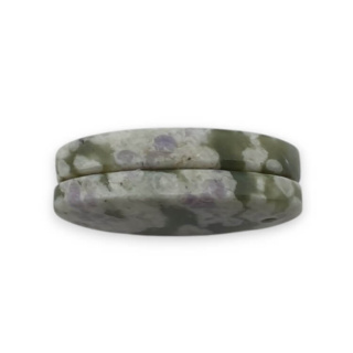 Jade peace pair of cabochons with hole 23x14 mm no P525