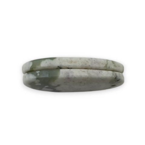 Jadeite peace pair of cabochons with hole 24x13 mm no. P516 Jadeite peace pair of cabochons with hole 24x13 mm no. P516