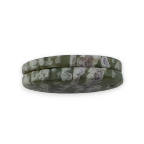 Jade peace pair of cabochons with hole 24x14 mm no P512 Jade peace pair of cabochons with hole 24x14 mm no P512