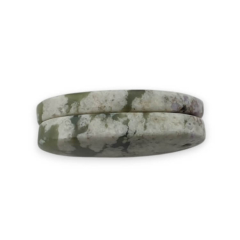 Jade peace pair of cabochons with hole 24x14 mm no P526 Jade peace pair of cabochons with hole 24x14 mm no P526